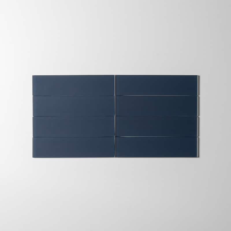 2 in. x 8 in. Glass Subway Wall Tile