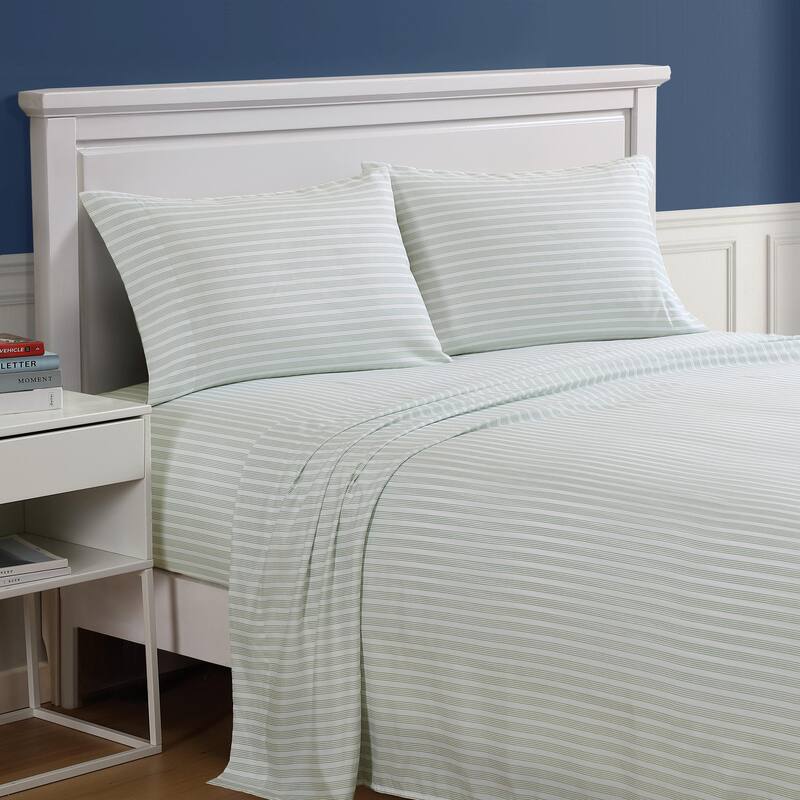 Nautica Printed Cooling Bed Sheet Sets