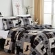 preview thumbnail 4 of 3, Market & Place Everest Lodge Patchwork Reversible Quilt Set