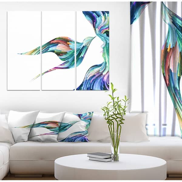 Designart Game of Imagination Contemporary Art on Wrapped Canvas set -  36x28 - 3 Panels - Bed Bath & Beyond - 32979960