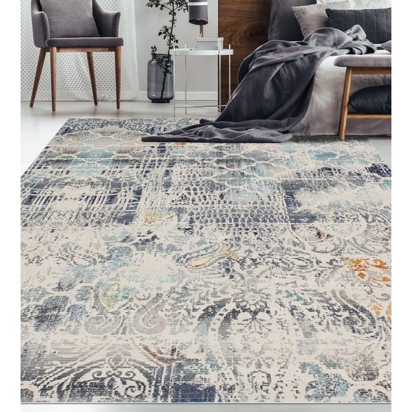 slide 2 of 34, Low-Pile Noori Rug