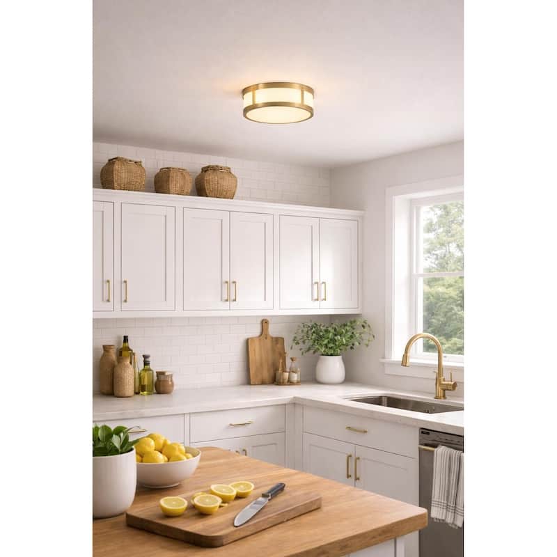 10-inches Intgrated LED Flush Mount Light