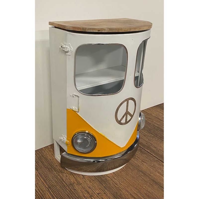Peace Out Retro Nightstand