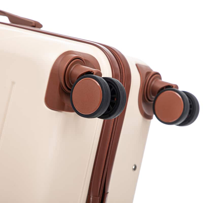 3 Piece (20/24/28 inch) PC Hardside Carry On Luggage Sets with Spinner Wheel and Retractable Handle, for Home Travel Luggage