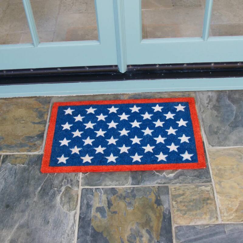Rubber-Cal "American Flag Doormat" Kit - 18" x 30" - 2 Door Mats