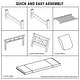 preview thumbnail 27 of 48, Cambridge Casual West Lake Convertible Wood Outdoor Sofa Daybed