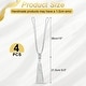 preview thumbnail 17 of 24, Handmade Elegant Curtain Tiebacks with Tassel Gray - 4 Pack