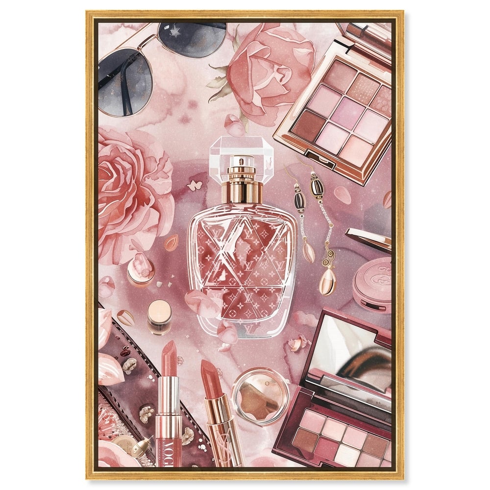 Glam Sparkle Lay Out II Canvas by Art Remedy