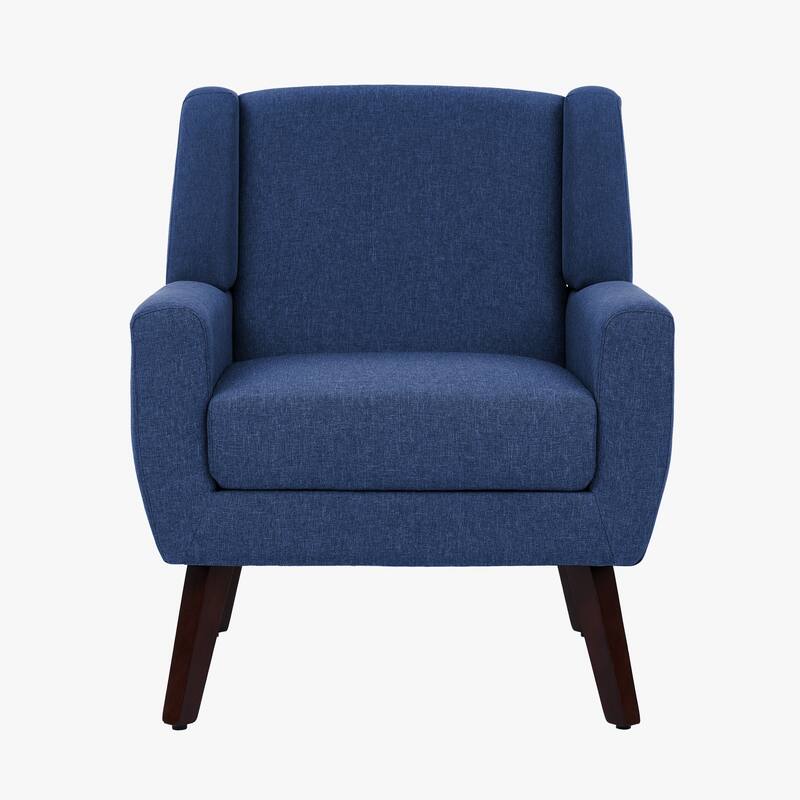 Upholstered Armchair with Wide Back Accent Chair