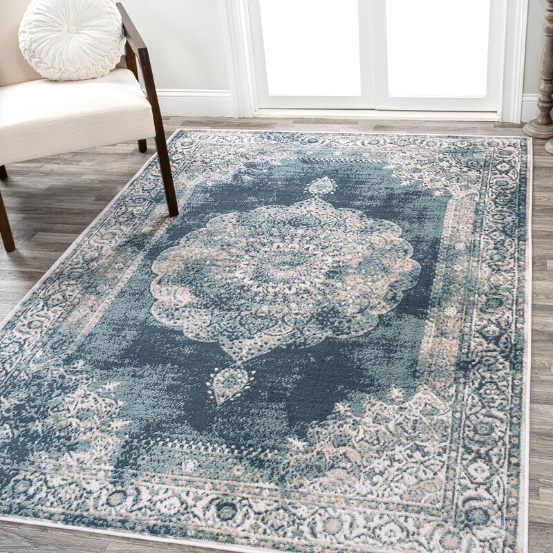 JONATHAN Y Soleiman Cottage Medallion Area Rug