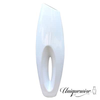 Tall Floor Vase, Modern White Large Floor Vase, Decorative Lightweight Vase, Home Decor, Large Vase