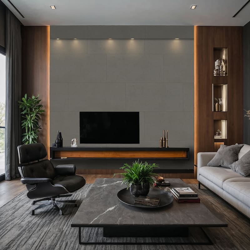 Ackland AKNPTBET24X48M-CA Betonica - 24" x 48" Porcelain Solid Floor