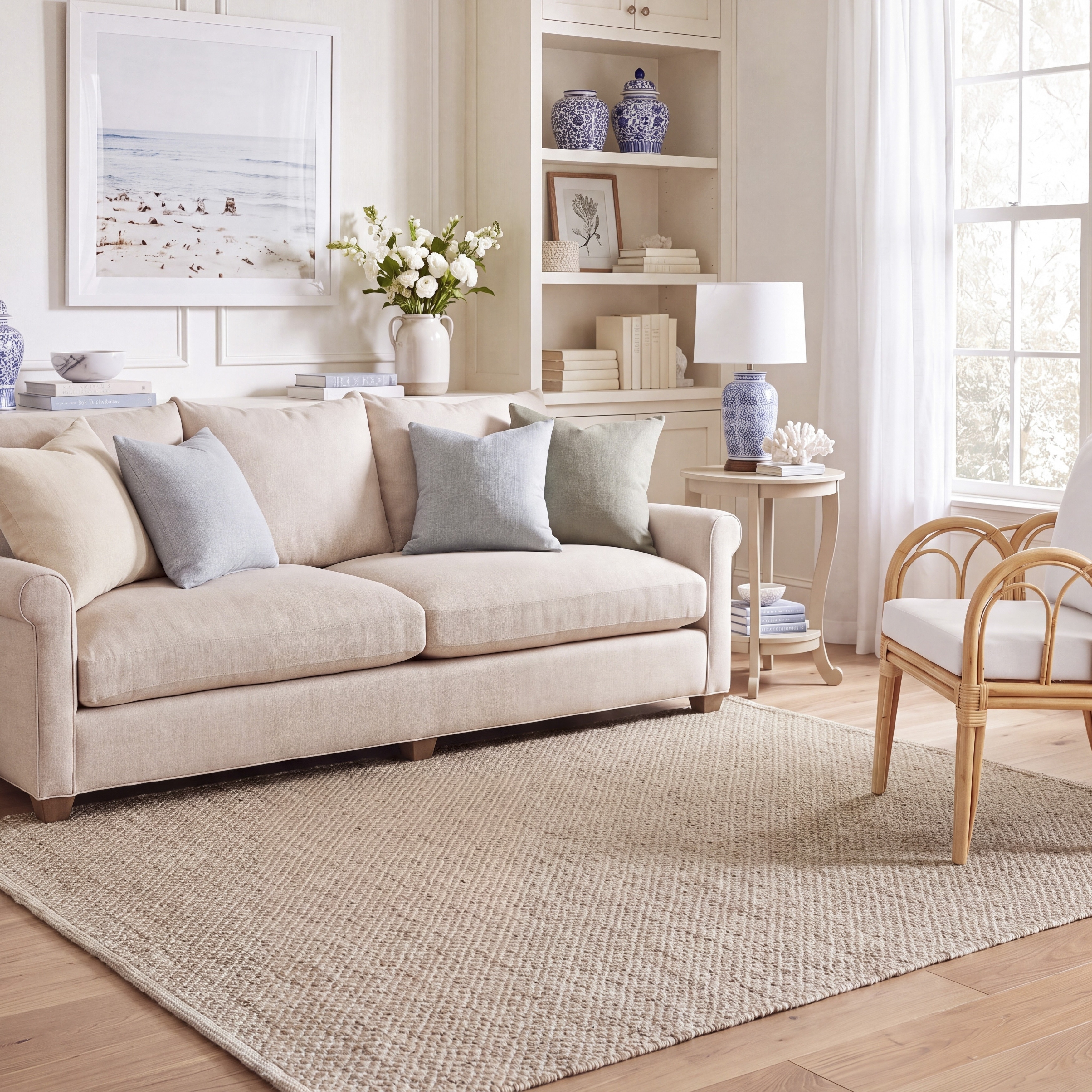 SAFAVIEH Montauk Bonita Handmade Cotton Area Rug