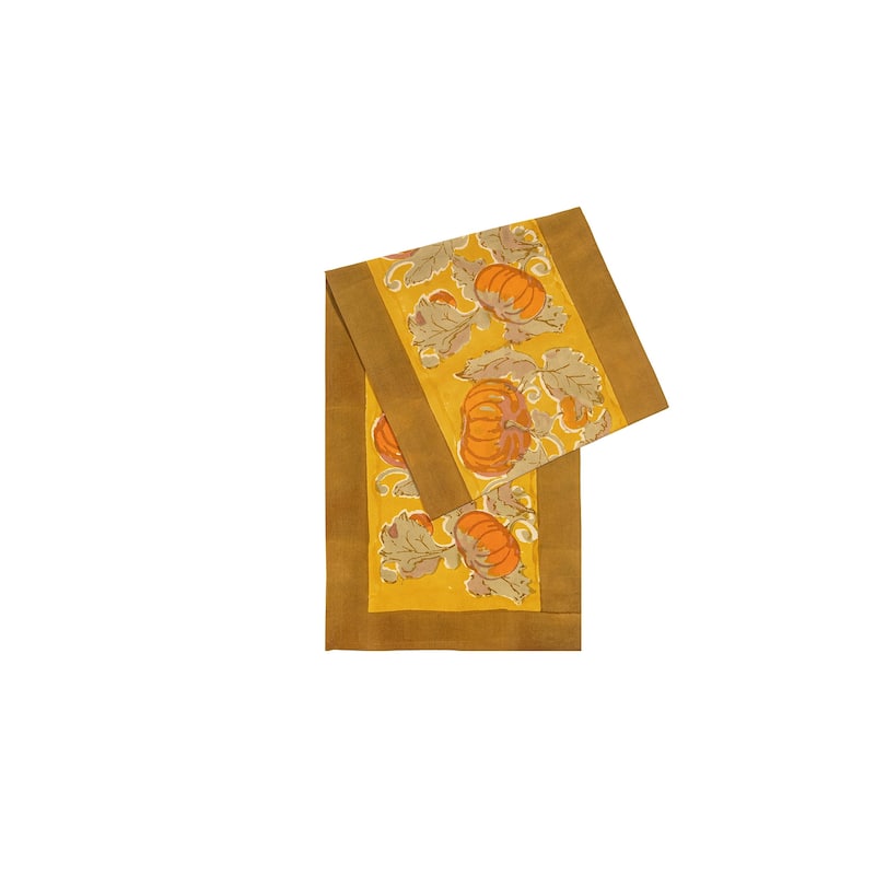 Couleur Nature Pumpkin Table Runner