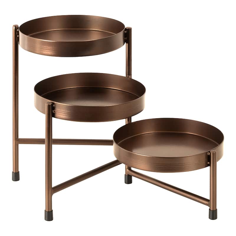 Kate and Laurel Finn Tiered Tabletop Planter - 7.25x7.25x10