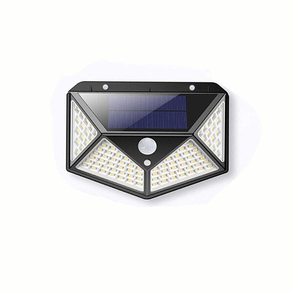 100 LED Solar Dual Light Motion Sensor Waterproof Wall Light Security Floodlight 