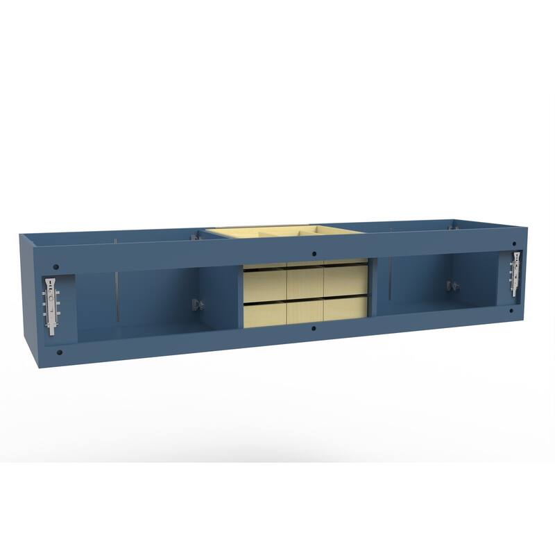 Alpine 72" Wall Mounted Bathroom Vanity (Base Only)