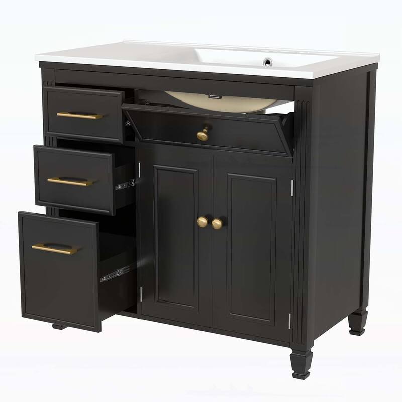 36" Bathroom Vanity with Sink