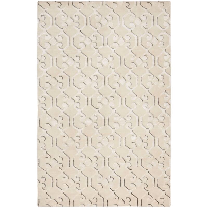 SAFAVIEH Couture Hand-knotted Tibetan Reinie Modern Wool Rug