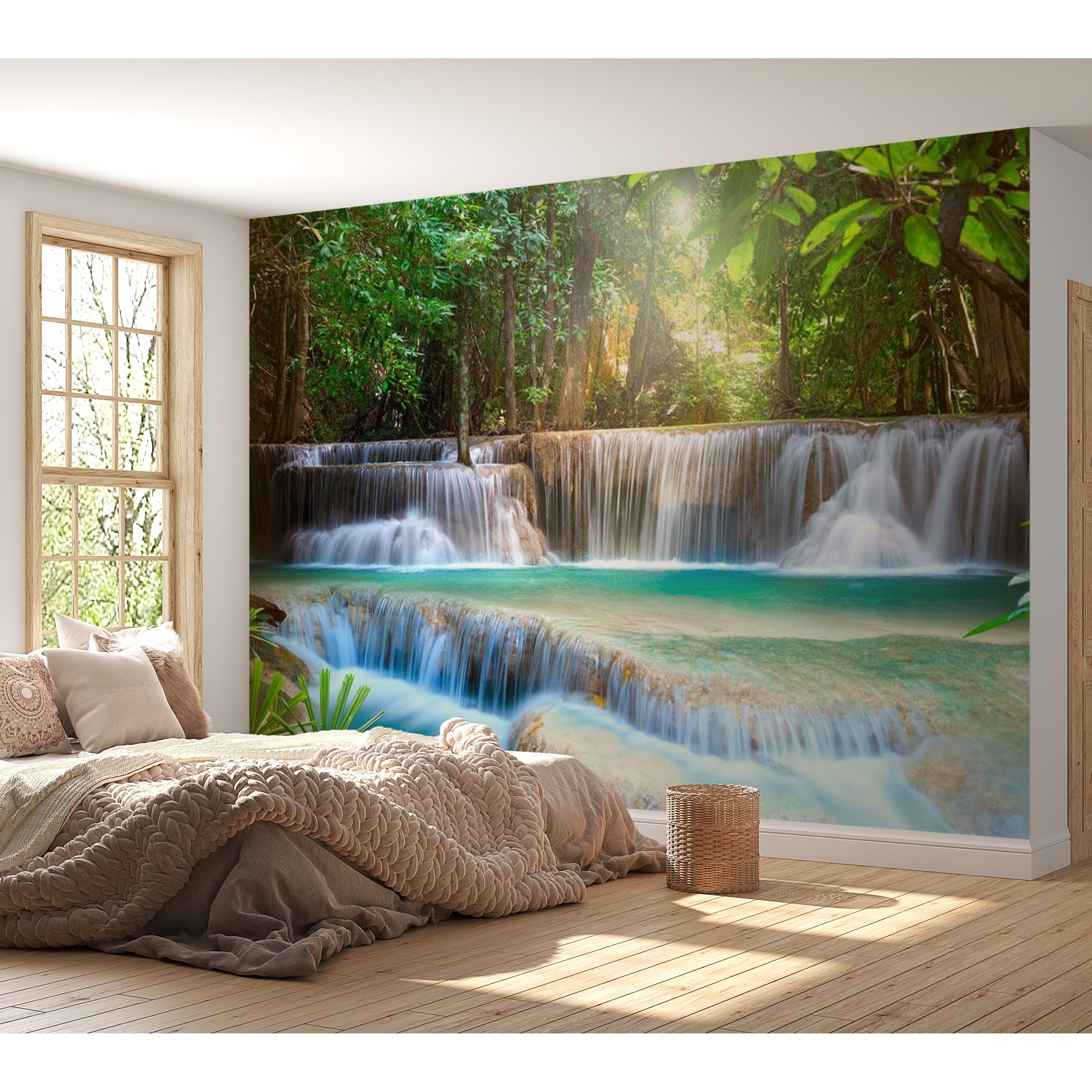 Mandala Nonpasted Wallpaper Wall Mural Golden Treasure Bed Bath