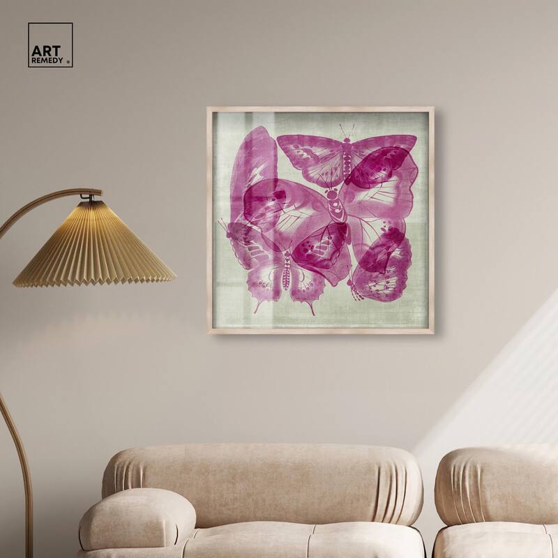 Fluttering Wings Shadowbox by Art Remedy