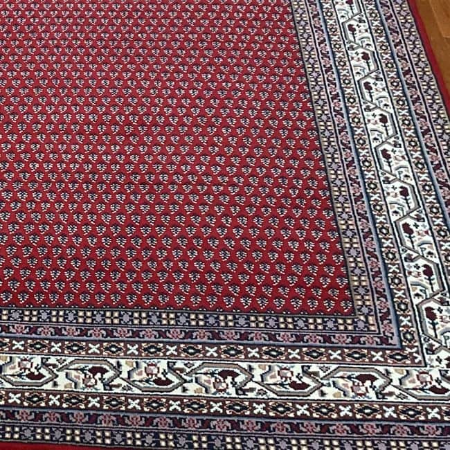 HERAT ORIENTAL Handmade Geometric Mir Wool Rug 8'6 x 11'6