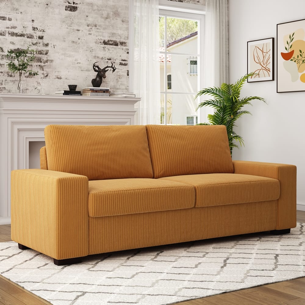 80" Sofa Couch Upholstered Loveseat for Living Room