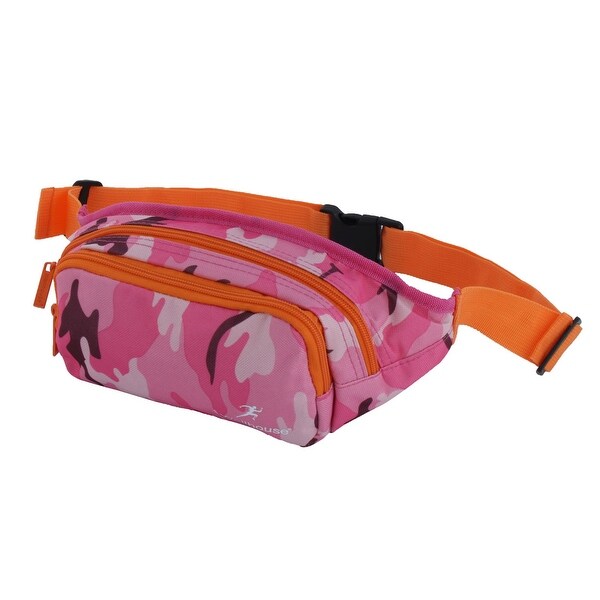 Wellhouse Authorized Running Hiking Holder Sports Waist Bag Camouflage Fuchsia