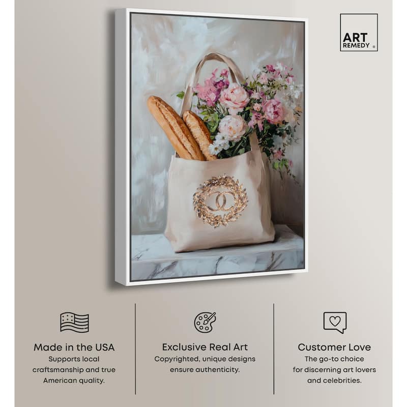 Chic Carryall I Canvas by Art Remedy