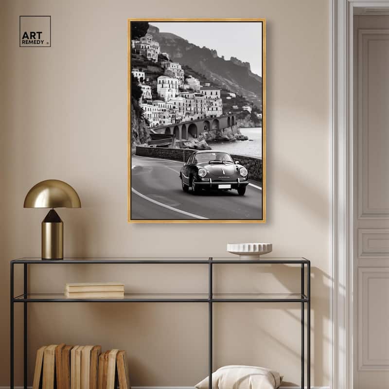 Drive through the Town Canvas by Art Remedy