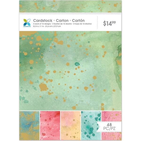 Shop Momenta Paper Pack 8 5 X11 48 Pkg Metallic Inks 16 Designs
