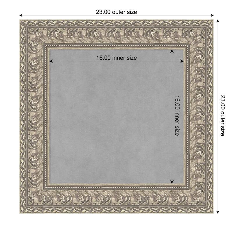 Amanti Art Sydney Silver Framed - 23 x 23 in