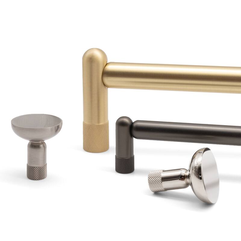 Hapny Home K1032-APPLC Knurled 18" Center to Center Modern Industrial