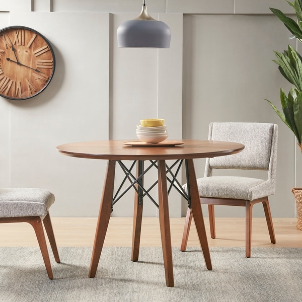 Clark Pecan Round Dining/Pub Table by INK+IVY. Opens flyout.