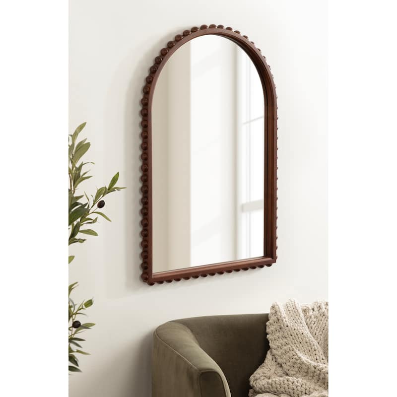 Kate and Laurel Beadbrook Arched Wall Mirror