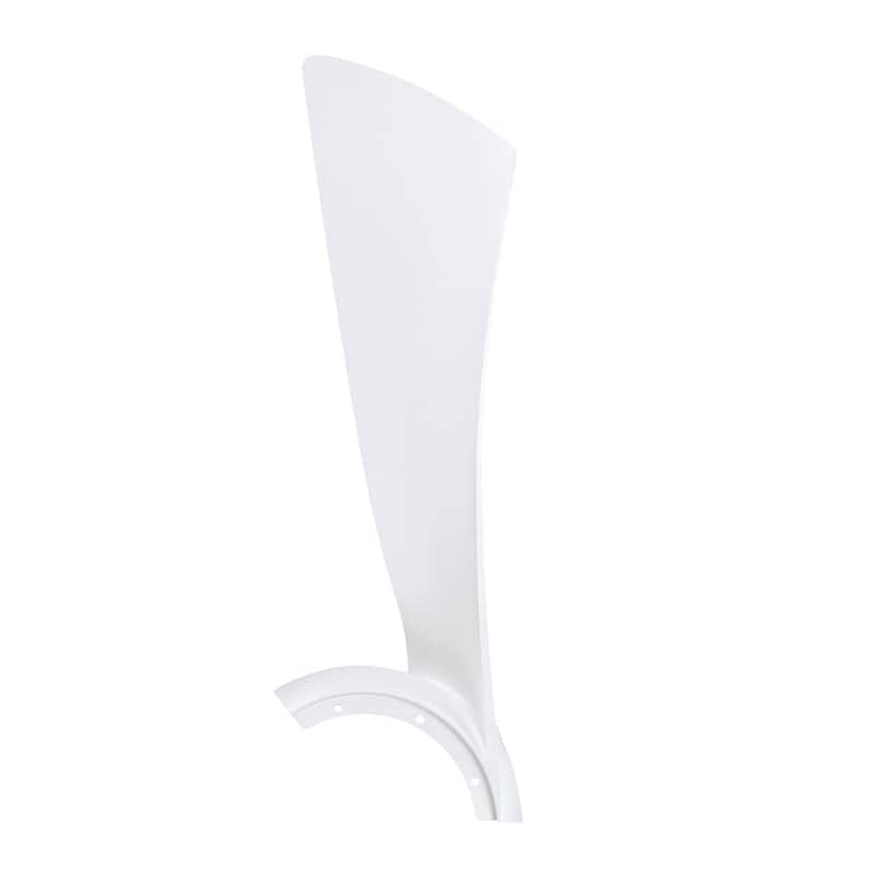 Wrap 44 inch Indoor/Outdoor Ceiling Fan Blade Set of 3 - Matte White - Matte White - 44 Inches