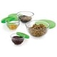 preview thumbnail 2 of 4, Libbey Baker's Basics 4-Piece Glass Mixing Bowl Set with Plastic Lids, Multi-Size