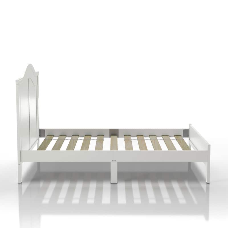 Furniture of America Camile Traditional Full-size Curved Platform Bed