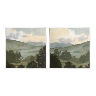 Stupell Rural Hills Landscape 2 Piece Wall Plaque Art Set Design by ...