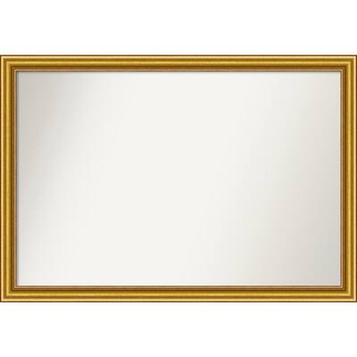 Wall Mirror Choose Your Custom Size - Extra Large, Townhouse Gold Wood