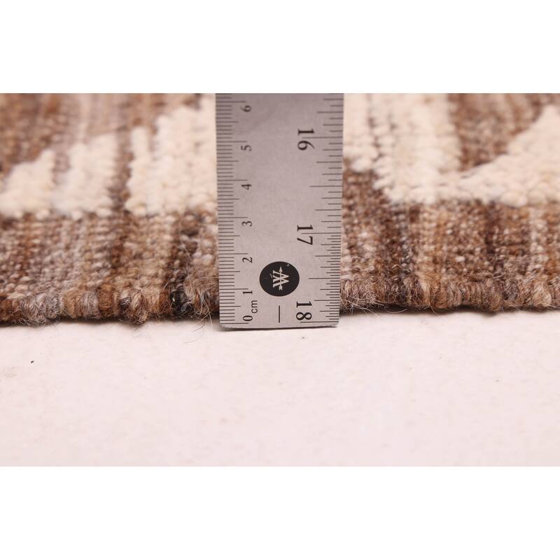 ECARPETGALLERY Hand-knotted Pak Finest Marrakesh Ivory Wool Rug - 9'7 x 11'5