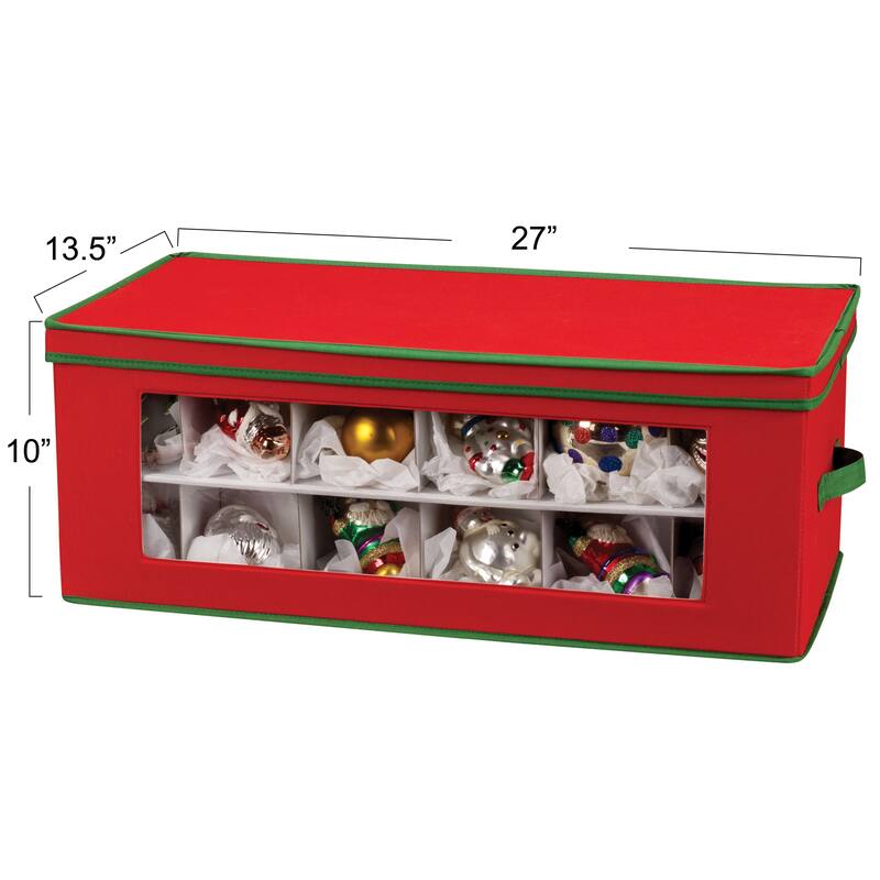 Household Essentials Ornament Storage Box - 27'' x 13.5'' x 10''