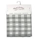 preview thumbnail 4 of 3, Baby Knit Plaid Blanket Grey
