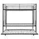 preview thumbnail 54 of 66, VECELO Twin Over Twin Metal Bunk Bed Frame for Kids Teens, Heavy Duty Noise-Free Platform Bed, Storage Space