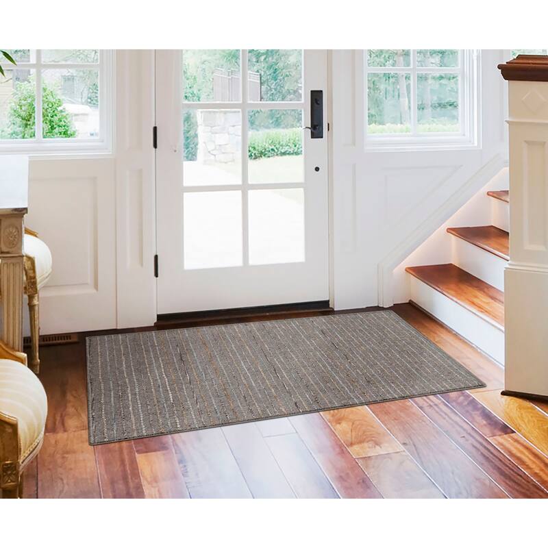 Liora Manne Gobi Stripe Indoor Area Rug - 2' x 3' - Grey