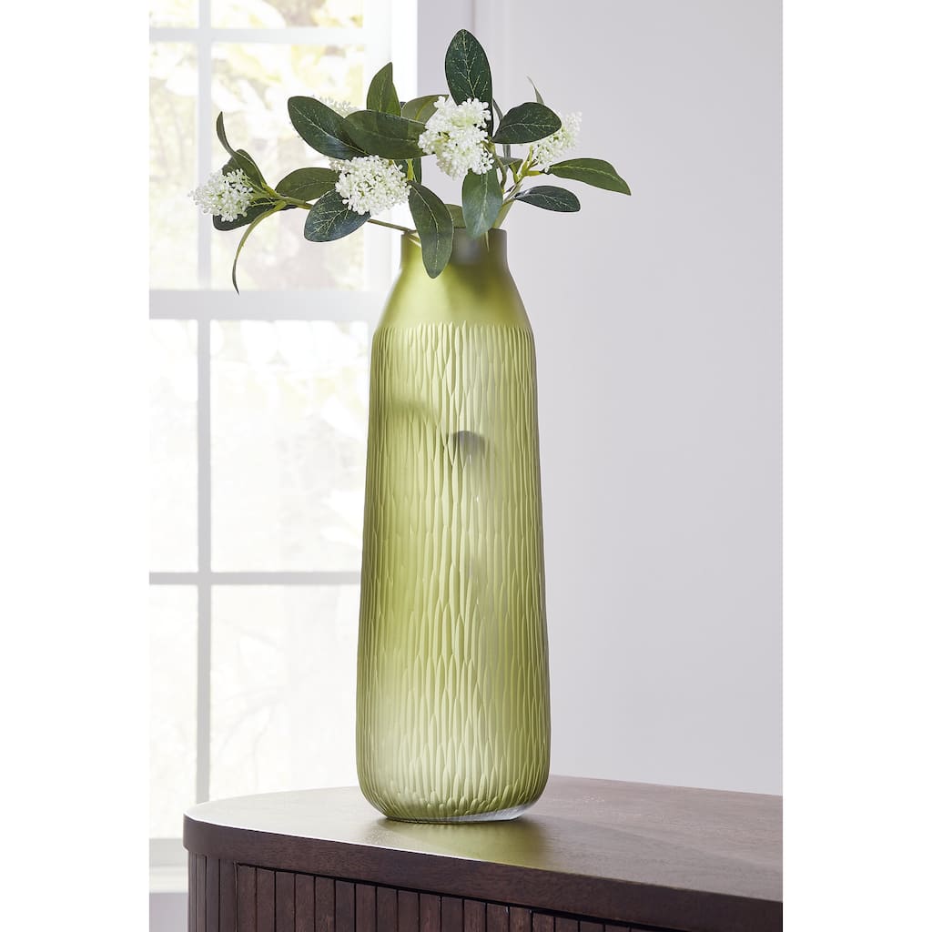 Signature Design by Ashley Scottyard Olive Green Vase