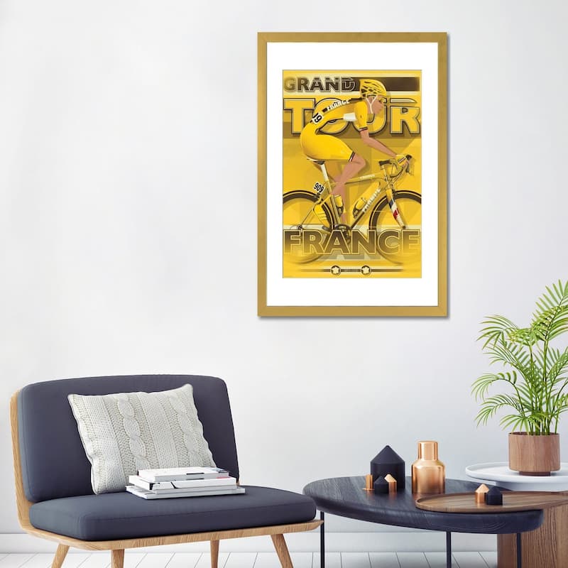 iCanvas "Tour De France Cycling Race" by WyattDesign