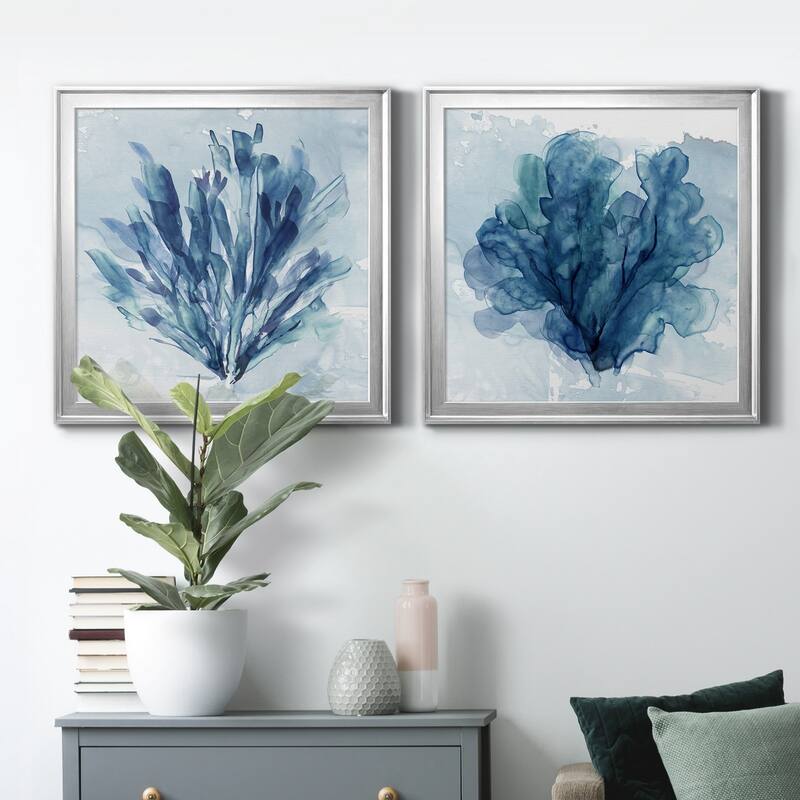 Coastal Coral I-Premium Framed Canvas - Ready to Hang - Multi-Color