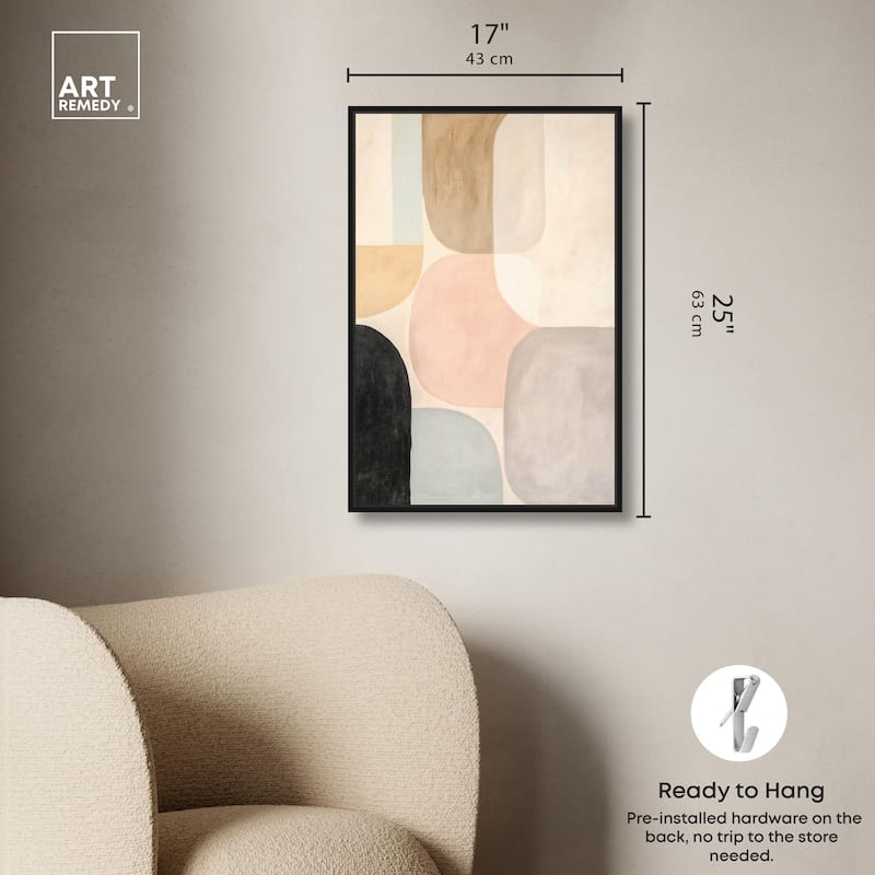 Soft Cubism II Canvas by Art Remedy
