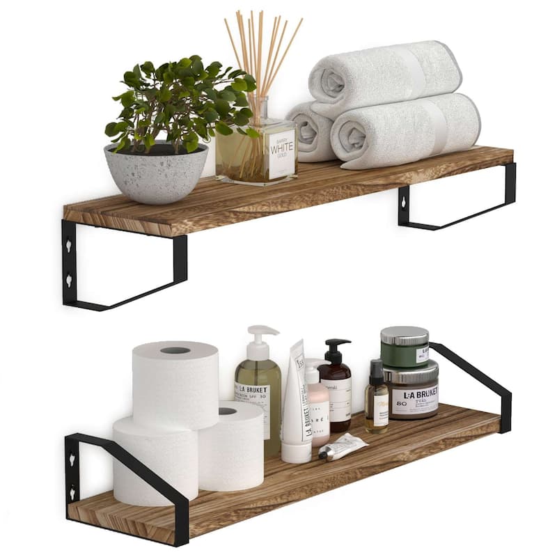 Wallniture Braga 24"x6" Shelves for Bathroom